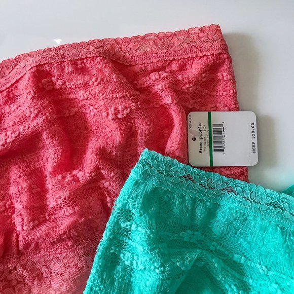 Bundle of 2 Free People bandeaus size large (run small) NWT - Picture 3 of 4